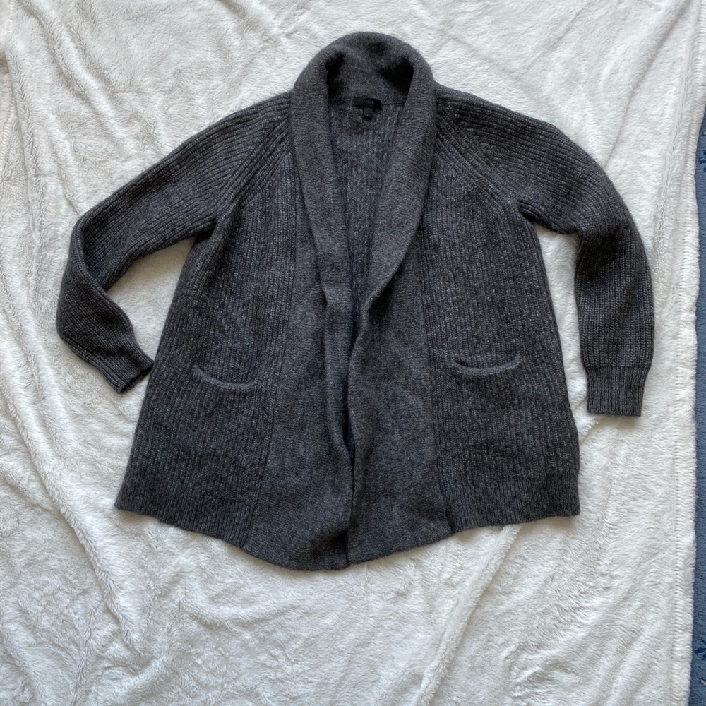 J. Crew Alpaca Wool-blend Cardigan
